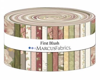 First Blush, Floral Patterns, 40 - 2.5in Strips, ST76-0006 by Laura Berringer Marcus Fabrics