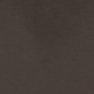 May include: A solid, dark brown fabric with a subtle texture. The material appears to be soft and drapes well, suggesting it could be used for clothing or home decor items.