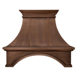 Custom Copper Range Hood, Handcrafted Range Hood Cover, Kitchen Furniture, Kitchen Design, Kitchen Decor