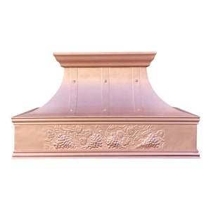 Custom Copper Range Hood, Handcrafted Range Hood Cover, Kitchen Furniture, Kitchen Design, Kitchen Decor