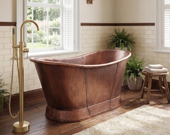 Custom Copper Classic Freestanding Bathtub