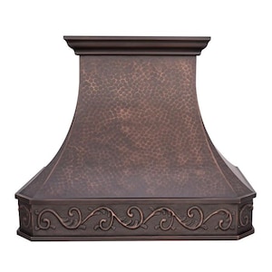 Custom Copper Range Hood, Handcrafted Range Hood Cover, Kitchen Furniture, Kitchen Design, Kitchen Decor