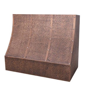 Custom Copper Range Hood, Handcrafted Range Hood Cover, Kitchen Furniture, Kitchen Design, Kitchen Decor