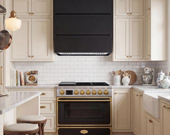 Custom Stainless Steel Range Hood: Handcrafted Kitchen Furniture