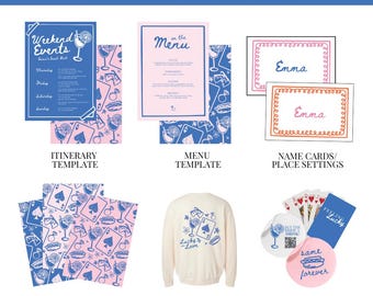 Lucky in Love Bachelorette Design Bundle