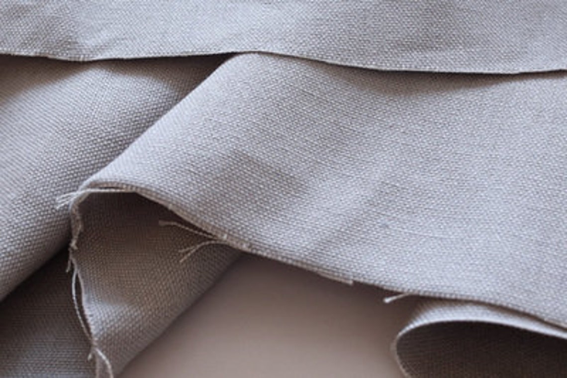 Pure Linen Canvas fabric thick linen Eco Friendly DIY 145cm Etsy