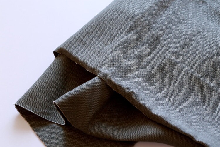 Pure Linen Canvas fabric thick linen Eco Friendly DIY 145cm Etsy
