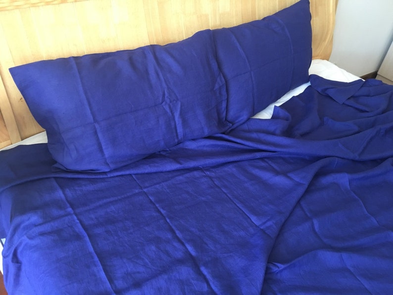 Set of 3 Bed Linen Hemp Flat Sheet / Top Sheet Set / With 2 Etsy