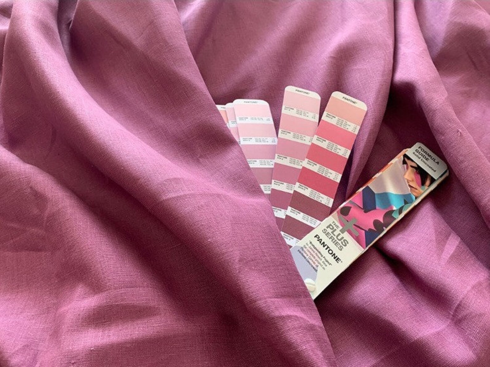 Extra Wide Linen Fabric 100 Pure Linen Medium Weight Etsy