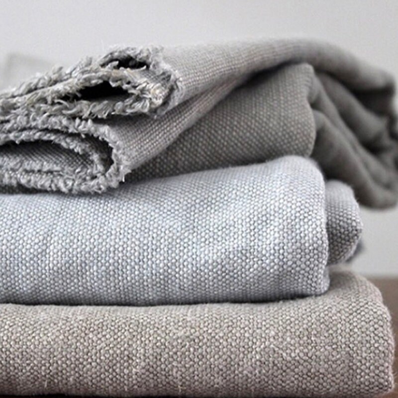 Pure Linen Canvas fabric thick linen Eco Friendly DIY 145cm Etsy