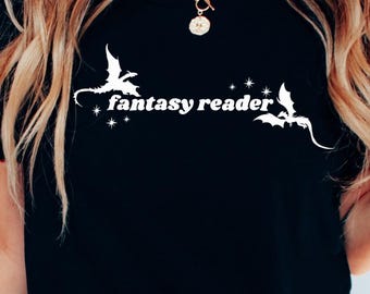 Camiseta gráfica de dragón literario: Camiseta de fantasía inspirada en la Cuarta Ala