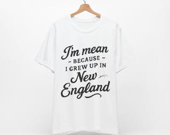 Funny New Englander Unisex T-Shirt: Retro Hand-Drawn Design
