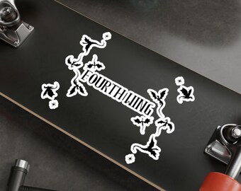 Fourth Wing Dragons Bookish Sticker: Hand Drawn Original Art Water Resistant Vinyl Decal