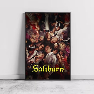 Póster de la película Saltburn, decoración del hogar, lienzo para pared, regalo personalizado, póster personalizado, impresión de arte mural