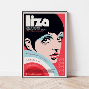 Liza A Truly Terrific Movie Poster, Home Decor, Canvas Wall Art, Personalized gift, Custom Poster, Wall Art Print