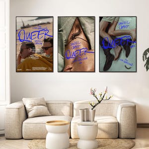 Queer Film Poster, Dekoration, Leinwand Wandkunst, personalisiertes Geschenk, individuelles Poster, Wand Kunst Druck