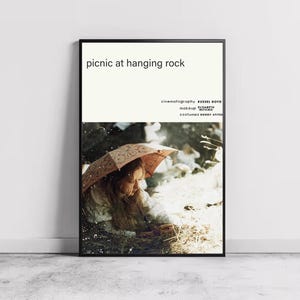 Picnic at Hanging Rock Movie Poster, Home Decor, Canvas Wall Art, Personalized gift, Custom Poster, Wall Art Print
