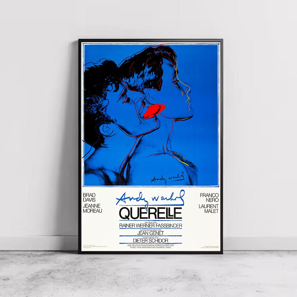 額装品/Querelle Blue/ウォーホル ヴィンテージ アートポスター Querelle (Blue) (ポスター)Querelle (Blue) (poster)|アンディ