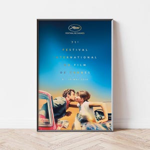 Cannes Film Festival Poster, Home Decor, Canvas Wall Art, Personalized gift, Custom Poster, Wall Art Print