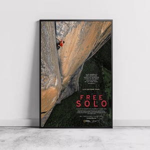 Cartaz de filme solo grátis, decoração para casa, arte de parede em tela, presente personalizado, pôster personalizado, impressão de arte de parede