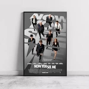 Pôster do filme Truque de Mestre, decoração para casa, arte de parede em tela, presente personalizado, pôster personalizado, impressão de arte de parede