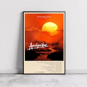Pôster do filme Apocalypse Now, decoração para casa, arte de parede em tela, presente personalizado, pôster personalizado, impressão de arte de parede