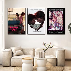 Bones and all Movie Poster, Home Decor, Canvas Wall Art, Personalized gift, Custom Poster, Wall Art Print