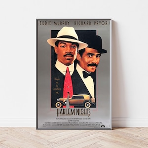 Harlem Nights Movie Poster, Home Decor, Canvas Wall Art, Personalized gift, Custom Poster, Wall Art Print