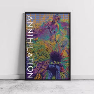 Póster de la película Aniquilación, decoración del hogar, lienzo para pared, regalo personalizado, póster personalizado, impresión de arte mural