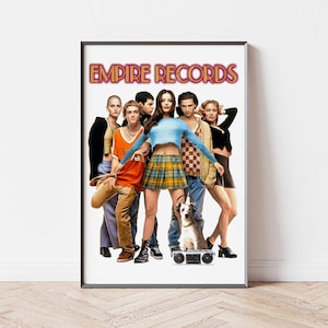 Empire Records Movie Poster, Home Decor, Canvas Wall Art, Personalized gift, Custom Poster, Wall Art Print