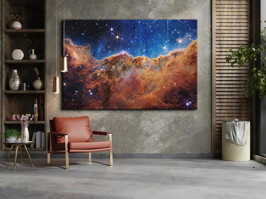 NASA James Webb Space Telescope Carina Nebula Space Cosmic Cliffs Star ...