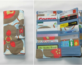 Card Organizer, Credit Card Wallet, Business Card Holder, Card Wallet, Gift Card Holder, Loyalty Card Wallet, Morning Glory