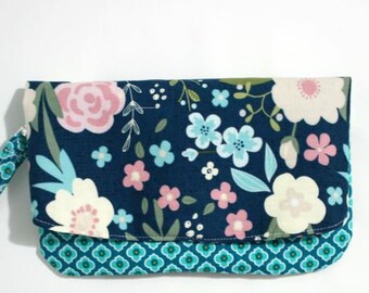 Foldover Clutch, Wristlet Purse, Foldover Bag, Wristlet Bag, Clutch Bag, Foldover Wristlet, wristlet clutch, Small Bag, Gift for Her