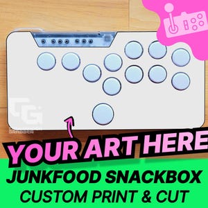 Junkfood Snackbox Micro - niestandardowy wydruk i cięcie artystyczne