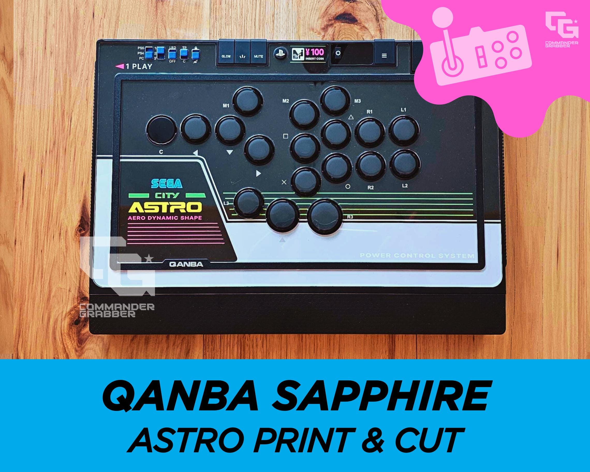 Qanba Sapphire - Astro City Art Print & Cut - Etsy