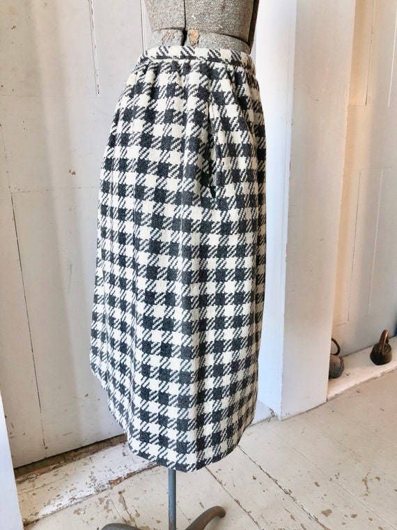 1970s 1980s Vintage EVAN PICONE Houndstooth Wool … - image 6