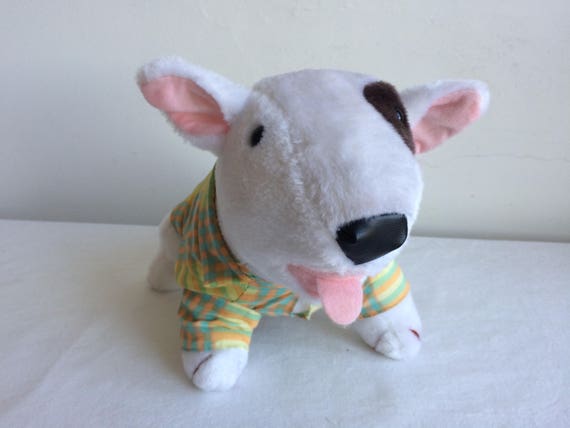 bull terrier stuffed animal