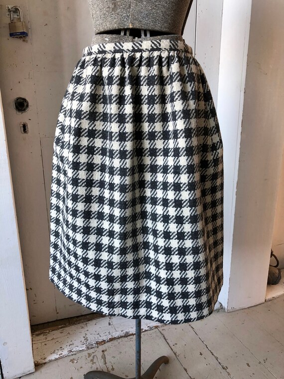 1970s 1980s Vintage EVAN PICONE Houndstooth Wool … - image 3