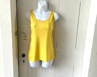 1960s Doggon’its Yellow Tank Top Large