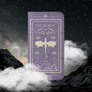 Bookish Phone Case Wallet Book Lover Gift Dragon Fantasy Dark Academia Romantasy iPhone 16 15 14 13 12 11 Pro Plus Max Samsung Galaxy