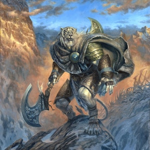 Ajani, Sleeper Agent,  signed giclee print