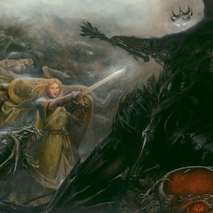 The Shield-maiden, signed giclee print