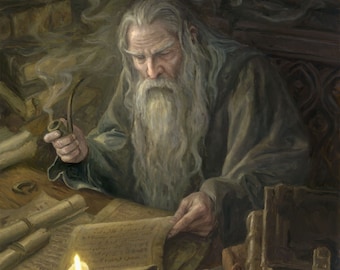The Scroll, signed giclee print