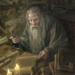 The Scroll, signed giclee print