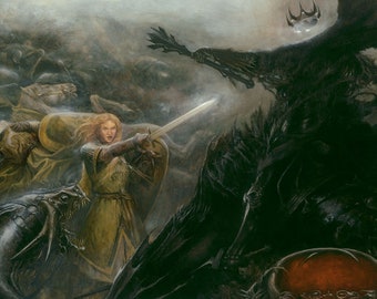 The Shield-maiden, signed giclee print