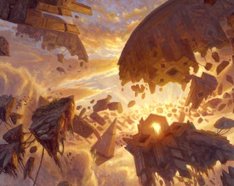 Emeria, Shattered Skyclave, impresión giclee firmada