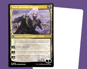mtg sorin cards MTGNexus Create a number of 1/1 black Vampire Knight creature tokens with lifelink equal to the highest life total among all players. Magic The Gathering - Magic