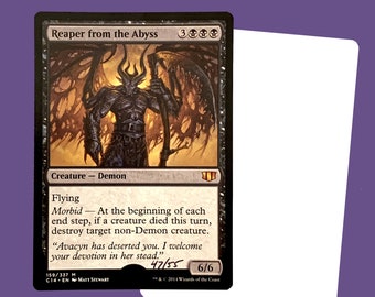 Reaper From the Abyss, signed artist proof card