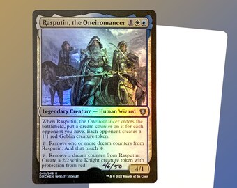 Rasputin, the Oneiromancer signed Foil Artist Proof Card