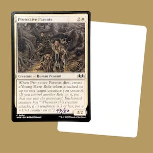 Protective Parents, signed Artist Proof Card